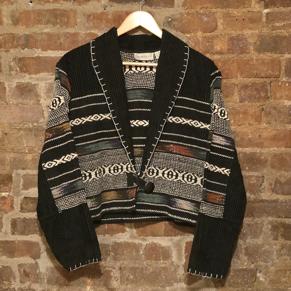 Vintage Shawl Collar Cardigan